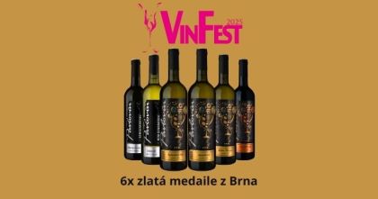 Naše vína oceněna v Brně zlatou medaili
